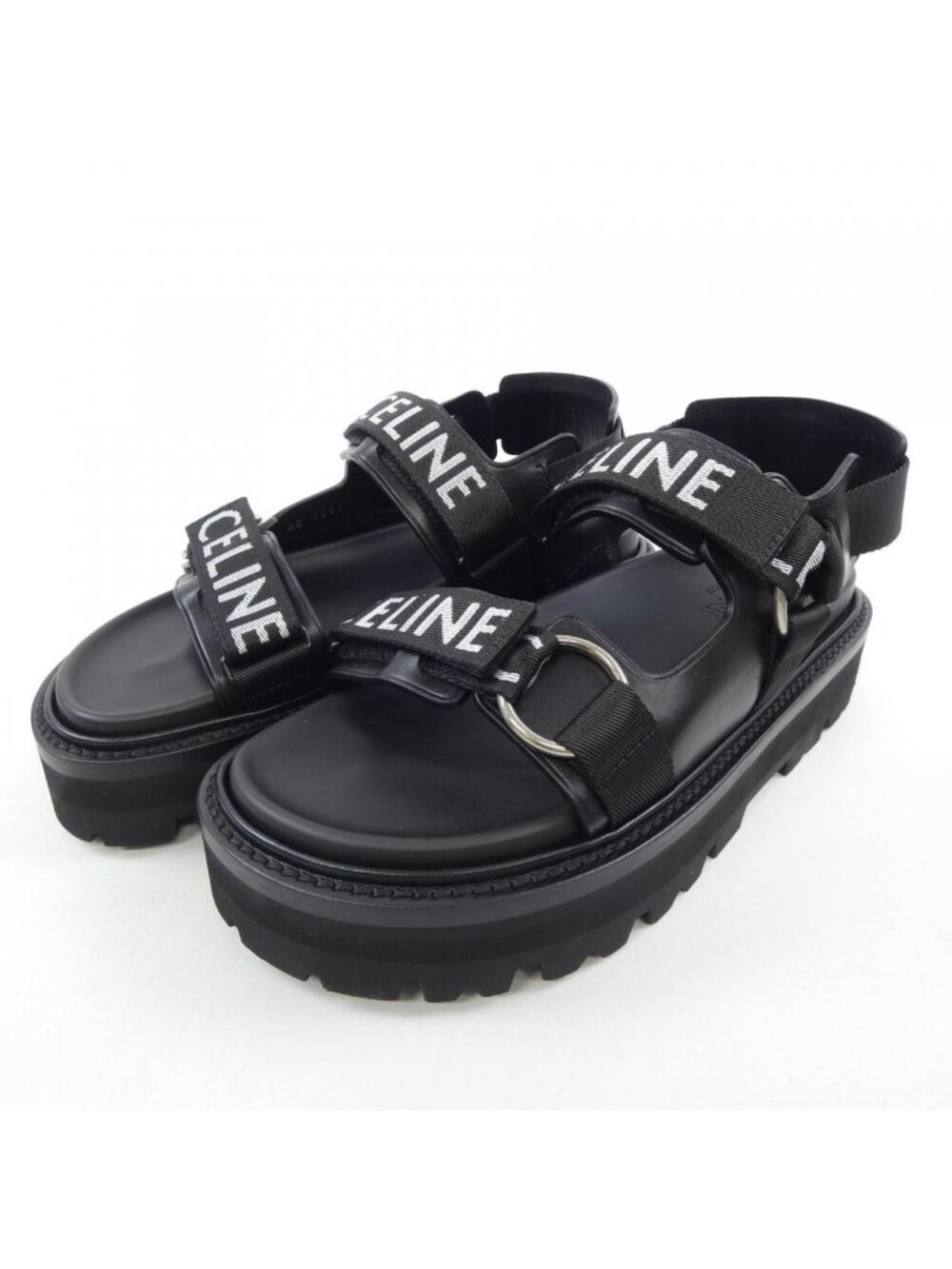 Celine Sandals Black 38 - Picture 3 of 6